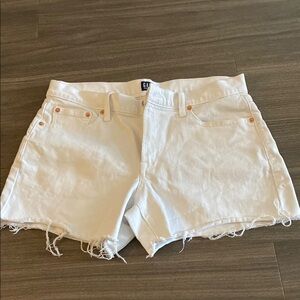 GAP Women's White Denim Shorts